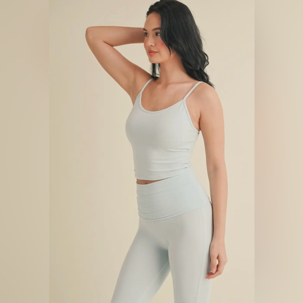 🆕🤍BABY BLUE JERSEY COTTON CAMI